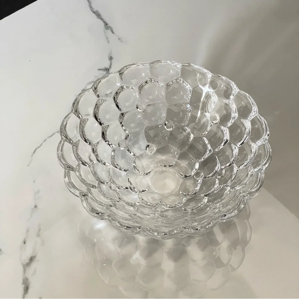 Orrefors Kostaboda raspberry bowl